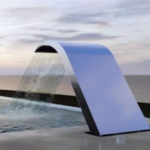 cascata para piscina inox fibra Itajaí Itapema Balneário Camboriú Porto Belo Bombinhas Barra Velha Piçarras praia brava preço barato